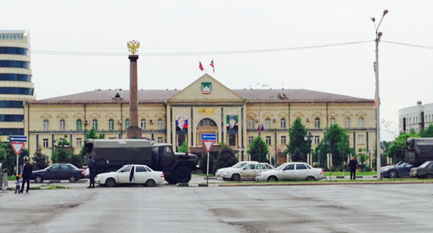 Мэрия Грозного. Фото Магомеда Магомедова для "Кавказского узла"