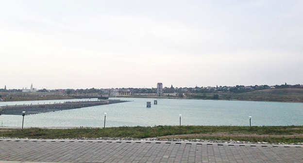 Чернореченское водохранилище "Грозненское море". Фото Магомеда магомедова для "Кавказского узла"