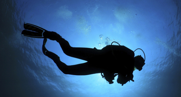 Дайвер под водой. Фото: http://vitaportal.ru/vse-bolezni/kessonnaya-bolezn-prichiny-simptomy-lechenie.html
