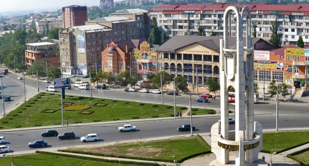 Вид на Троллейбусное кольцо в Махачкале. Фото: Эльдар Расулов, Odnoselchane.ru