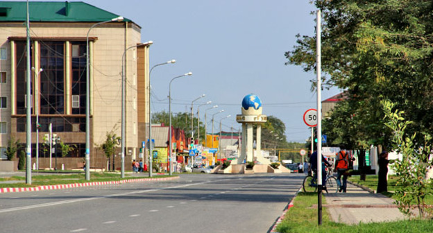 Улица Ватутина в городе Гудермес. Фото Магомеда Магомедова для "Кавказского узла"