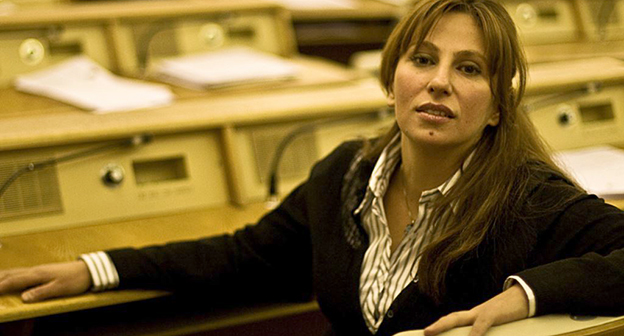 Заруи Постанджян. Фото: RFE / RL,
 http://asbarez.com/112259/armenian-official-applies-to-pace-to-penalize-moscow-mayor/