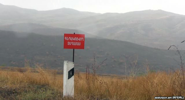 Часто обстреливаемая азербайжданской стороной территория в Тавушской области. Фото: RFE/RL,  http://rus.azatutyun.am/content/article/27269241.html