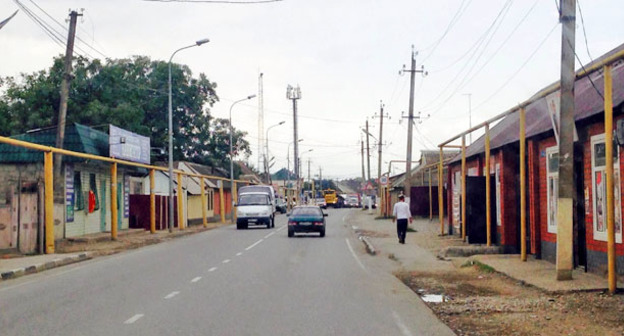 Село Курчалой. Чечня. Фото Магомеда Магомедова для "Кавказского узла"