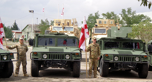 Открытие тренировочного центра НАТО в Грузии, 27 августа 2015 г. Фото Инны Кукуджановой для "Кавказского узла"