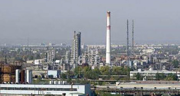 Вид на территорию ОАО "Каустик". Фото:  http://www.volpromex.ru/proizvodstvo/himija/rosnano-sozdaet-na-volgogradskom-kaustike-vysokotehnologichnoe-proizvodstvo.html