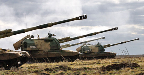 Мотострелки Южного военного округа приступили к активной фазе тактических учений на полигоне в Северной Осетии. 2 октября 2015 г. Фото http://function.mil.ru/