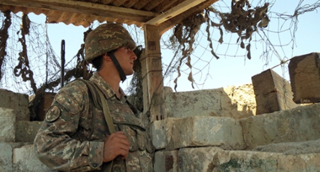 Солдат армии Нагорного Карабаха. 19 августа 2014 год. Фото Алвард Григорян для "Кавказского узла"