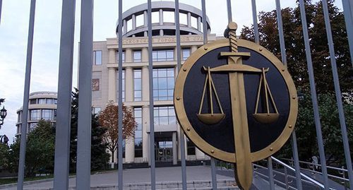 Вход не территорию Мосгорсуд . Фото Нины Тумановой для "Кавазского узла"