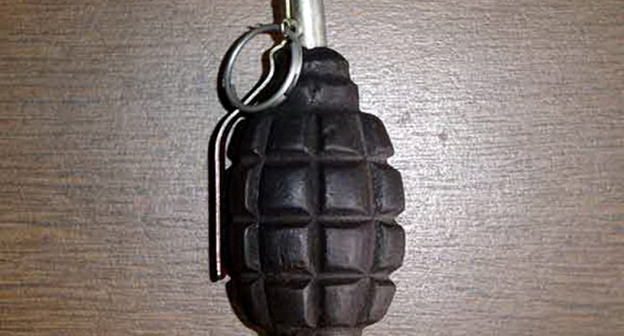 Ручная граната. Фото: http://fedpress.ru/news/society/news_crime/1387283708-na-ostanovke-vozle-tts-v-rostove-nashli-boevuyu-granatu