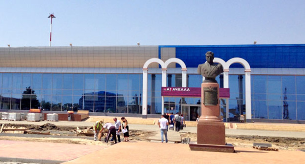 Аэропорт Махачкалы. Фото Магомеда Магомедова для "Кавказского узла"