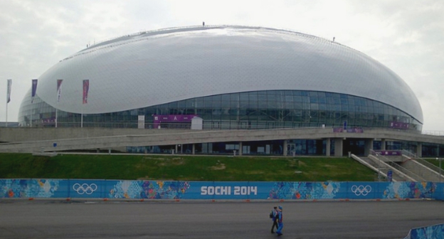 Большой ледовый дворец в Сочи, 17 февраля 2014 года. Фото Григория Шведова для "Кавказского узла"