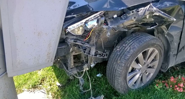 На месте ДТП. Фото http://www.riadagestan.ru/