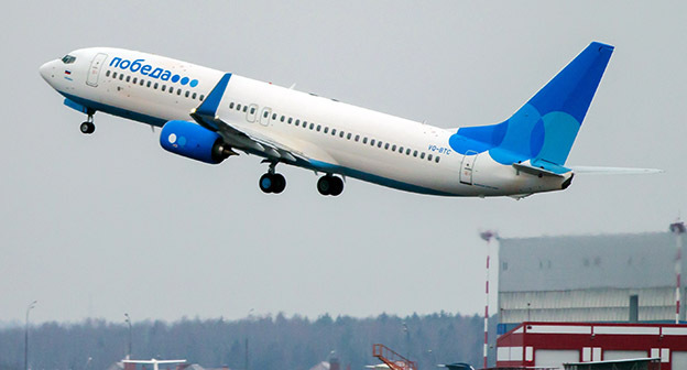 Самолета компании "Победа". Фото: http://www.aero-news.ru/pobeda-iz-ufy-v-anapu-i-xanty-mansijsk/