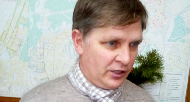 Глава администрации Дзержинского района Волгограда Сергей Таций. Фото Татьяны Филимоновой для "Кавказского узла"