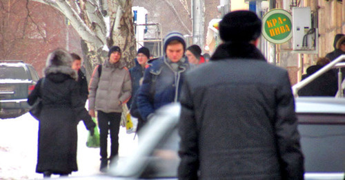 Центр Волгограда. 12 января 2016 г. Фото Вячеслава Ященко для "Кавказского узла"