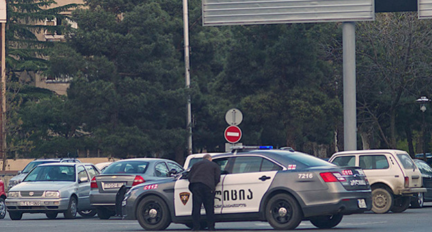 Автомобиль полиции Грузии. Фото: © Sputnik, http://sputnik-georgia.ru/incidents/20160115/229799519.html