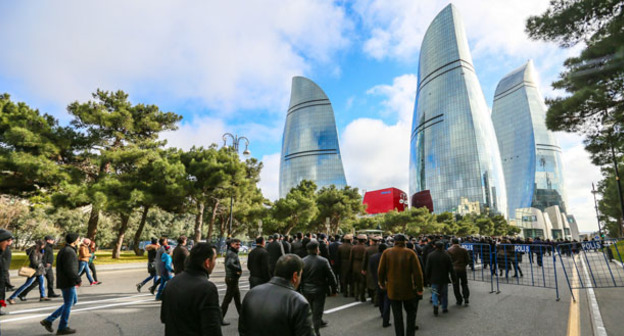 В Азербайджане прошел День памяти и скорби по погибшим в результате ввода советских войск в Баку 20 января 1990 года. 20 января 2016 г. Фото Азиза Каримова для "Кавказского узла"