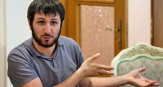 Общественный деятель Мухаммад Магомедов. Фото Ильяса Ильясова для "Кавказского узла"