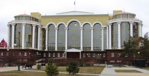 Здание суда Астраханской области. Фото Вячеслава Ященко для "Кавказского узла"