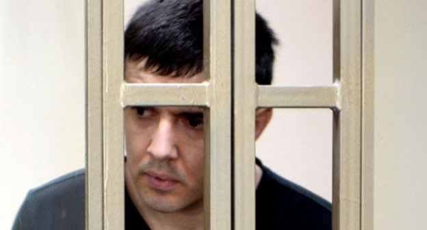 Юсуп Джапаров в зале суда. Фото Олега Пчелова для "Кавказского узла"