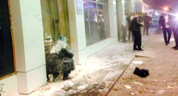 Игорь Каляпин после нападения в Грозном. 16 марта 2016 г.  Фото: Anton Nauumlyuk (RFE/RL)