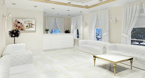 Интерьер центра “Первая леди” в Нальчике. Директор салона заявляет, что сейчас центр красоты и здоровья “не может работать в полноценном режиме”. Фото: http://med1-lady.ru/index.php/Услуги/fotogalereya.html Интерьер центра “Первая леди” в Нальчике. Директор салона заявляет, что сейчас центр красоты и здоровья “не может работать в полноценном режиме”. Фото: http://med1-lady.ru/index.php/Услуги/fotogalereya.html