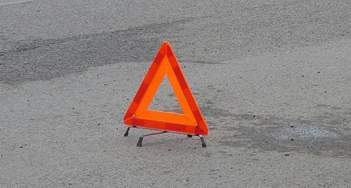 Знак ДТП. Фото: © http://irkutsk.sibnovosti.ru