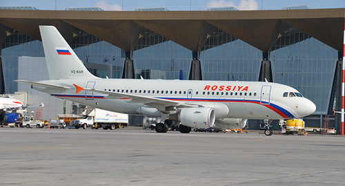 Самолёт авиакомпании «Россия» Фото: https://www.pulkovoairport.ru/about/news/2015/2392/