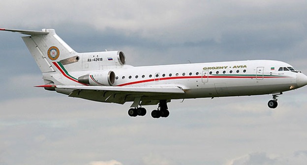 Самолет компании "Грозный Авиа". Фото http://www.airlines-inform.ru/russian_airlines/GroznyAvia.html