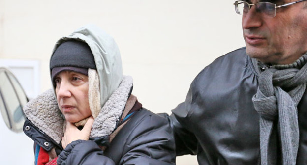 Лейла и Ариф Юнус после освобождения. 9 декабря 2015 г. Фото Азиза Каримова для "Кавказского узла"