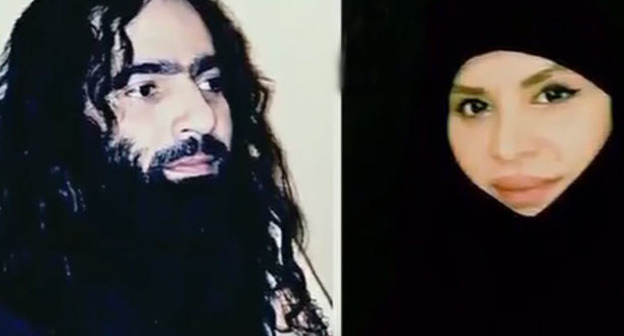 Чеченская певица Хазан (Аза) Батаева и ее муж. Кадр из видео пользователя Чечня 95 https://www.youtube.com/watch?v=iX2wxtPmYFQ