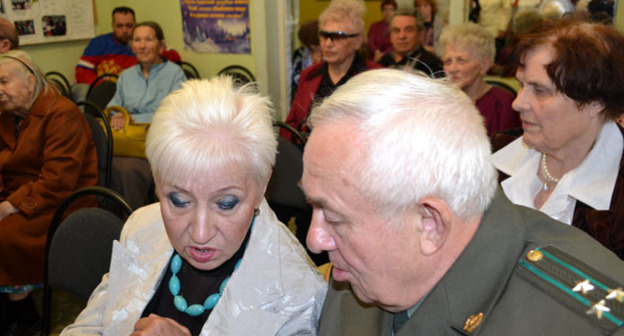 Собрание инвалидов по зрению в отделении "Всероссийского общества слепых". Сочи, 15 мая 2016 г. Фото Светланы Кравченко для "Кавказского узла"