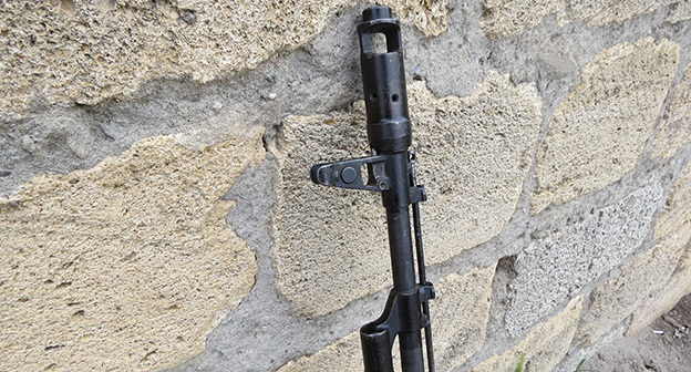 Дуло автомата, НКР. Фото Алвард Григорян для "Кавказского узла" 