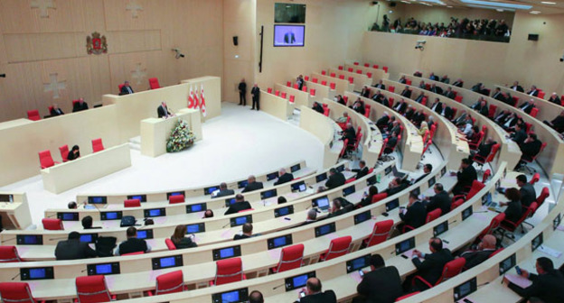 Заседание парламента Грузии. Фото http://sputnik-georgia.ru/georgia/20150509/217601702.html