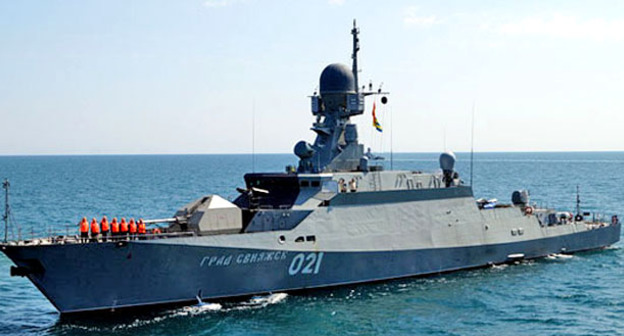 Малый ракетный корабль «Град Свияжск». Каспийская флотилия. Фото https://ru.wikipedia.org/