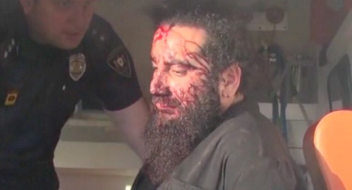 Архимандрит Габриэль. Скриншот из сюжета о священнике на телеканале "Рустави-2", Rustavi2.com