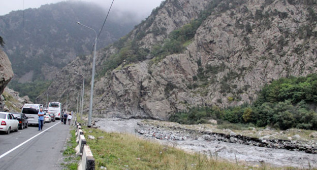 Военно-Грузинская дорога. Фото Магомеда Магомедова для "Кавказского узла"