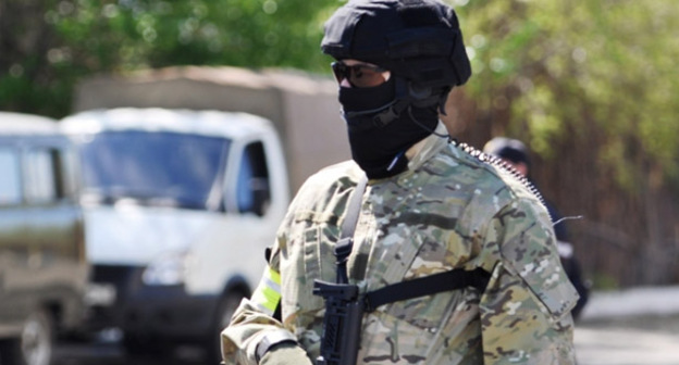 Сотрудник силовых структур. Фото http://nac.gov.ru/