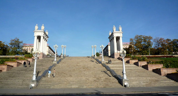 Набережная в Волгограде . Фото: michael clarke stuff - flickr https://ru.wikipedia.org