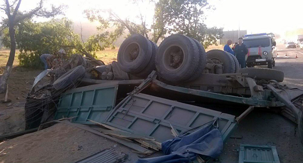 ДТП с участием восьми машин под Новороссийском/ Фото:http://gorod-novoross.ru/news.php?id=1750