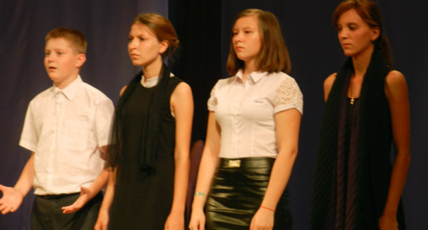 Спектакль «Слезы Беслана». Волгоград, 2 сентября 2016 г. Фото Татьяны Филимоновой для "Кавказского узла"