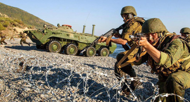 Учения на полигонах Южного военного округа. Фото http://www.vestikavkaza.ru