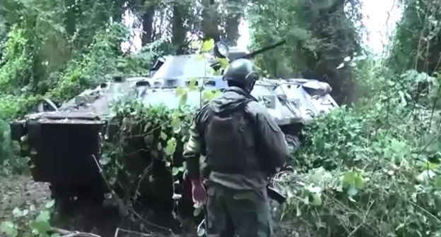 Спецоперация в Магарамкентском районе Дагестана. 5 сентября 2016 г. Фото http://nac.gov.ru/