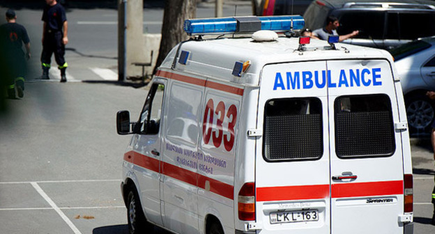 Машина скорой помощи на улицах Тбилиси. Фото: Newsgeorgia, Александр Имедашвили