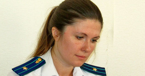 Представитель областной прокуратуры Ирина Скупатова . Волгоград, 12 сентября 2016 г. Фото Вячеслава Ященко для "Кавказского узла"