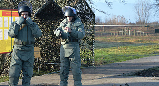 Военные саперы. Фото http://syria.mil.ru/news/more.htm?id=12080228@egNews