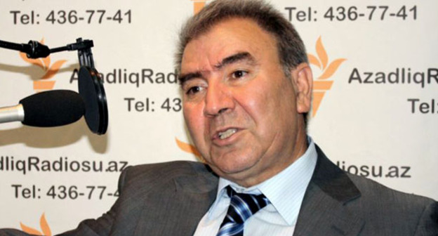 Председатель Национального совета демократических сил (НСДС)  Джамиль Гасанли. Фото: RFE/RL