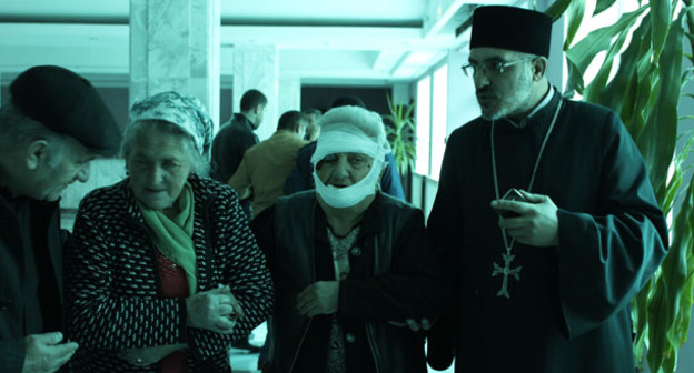 Пострадавшие в ДТП под Бесланом. 14 октября 2016 г. Фото Эммы Марзоевой для "Кавказского узла"