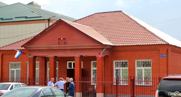 Суд города Урус-Мартан. Фото Магомеда Магомедова для "Кавказского узла"